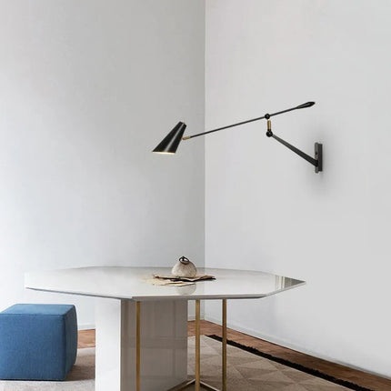 Applique murale créative à bras long avec interrupteur intégré — LZ4F9XQ