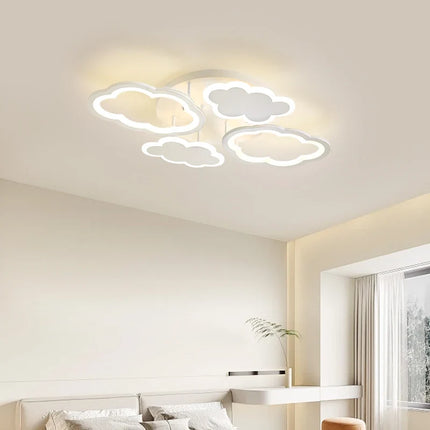 Lustre enfant en forme de nuage blanc romantique — LZ4X9T2