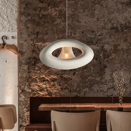 Lustre LED artistique style nordique Wabi Sabi pour bar et café — LZ4X9M