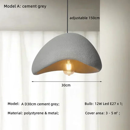 Suspension japonaise en résine pour salon et cuisine — LZ4X9P