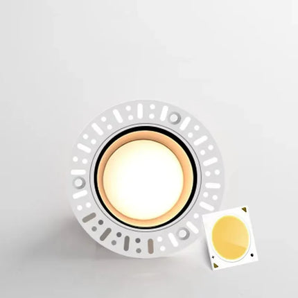 Spot encastré sans bord anti-reflet COB dimmable 7W-15W pour plafond — LZ4X9Q