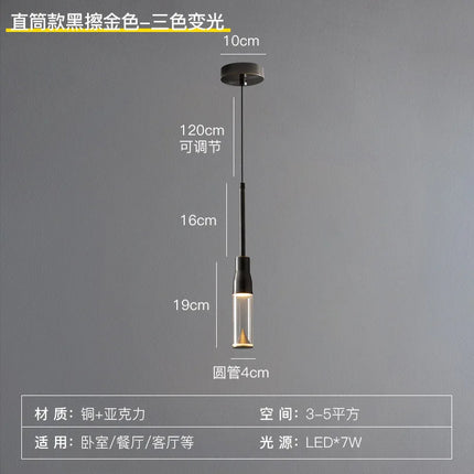 Suspension en cuivre au design élégant pour éclairage intérieur — LZ4X9M
