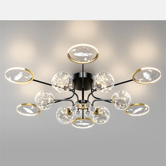 Plafonnier LED avec télécommande