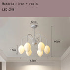 6 lumières-blanc / 3 modifiables