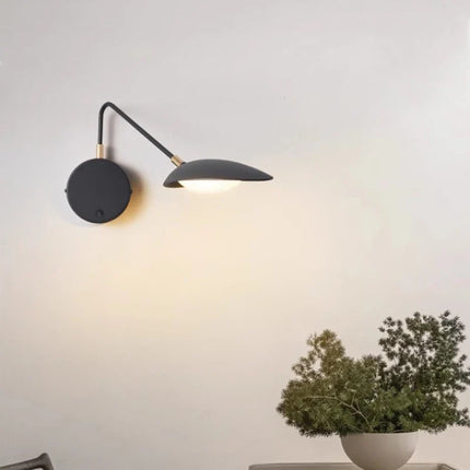 Applique murale moderne à bras pivotant et rétractable pour lecture — LZ4X9P