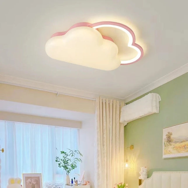 Plafonnier nuage arc-en-ciel pour chambre d’enfant douce et romantique — LZ4X9T