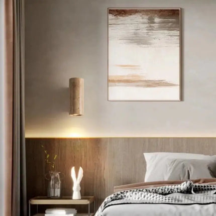 Applique murale LED en marbre style wabi sabi pour intérieur — LZ4X9Q2