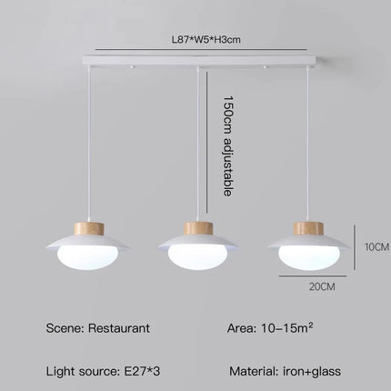Lustre LED en métal au design moderne pour intérieur — LZ4X9P
