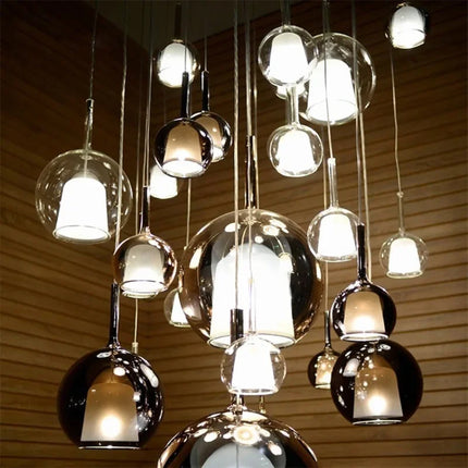 Suspension LED en verre pour décoration intérieure — LZ4X9T2