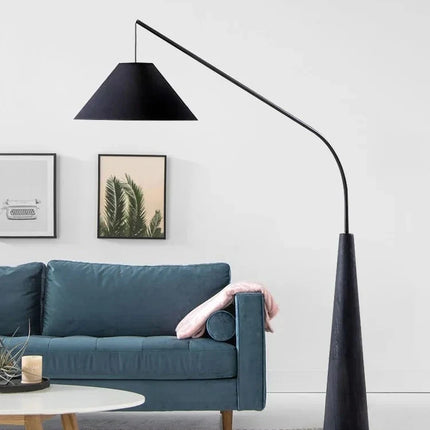 Lampadaire nordique moderne avec télécommande pour décoration intérieure — LZ4X9P