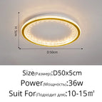 Or Rond 50cm / Intensité variable avec télécommande