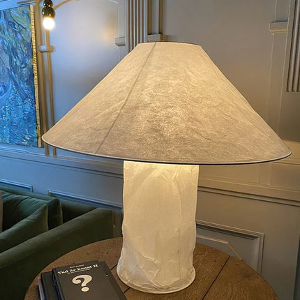 Lampadaire japonais en papier au design wabi-sabi minimaliste et élégant — LZ4X9T2