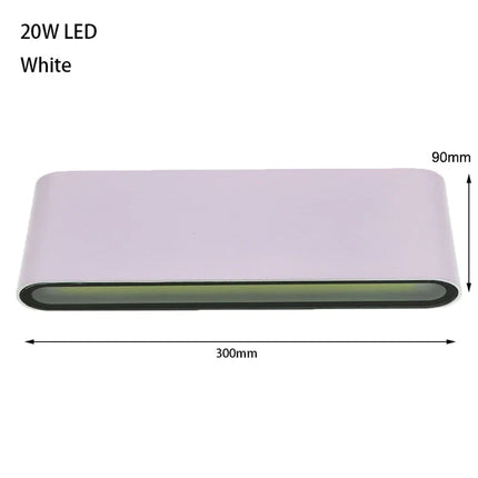 applique murale led moderne étanche luminaire décoratif intérieur extérieur aluminium