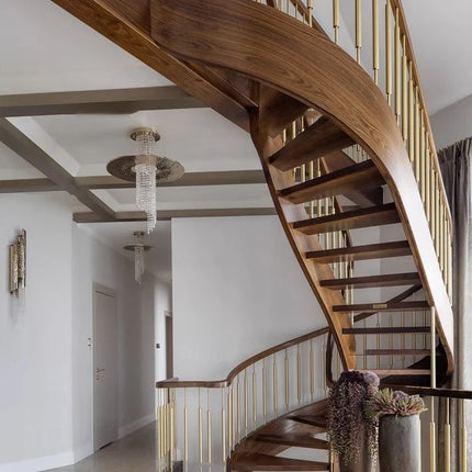 Lustre LED en cristal pour villa de luxe moderne — LZ4X9P