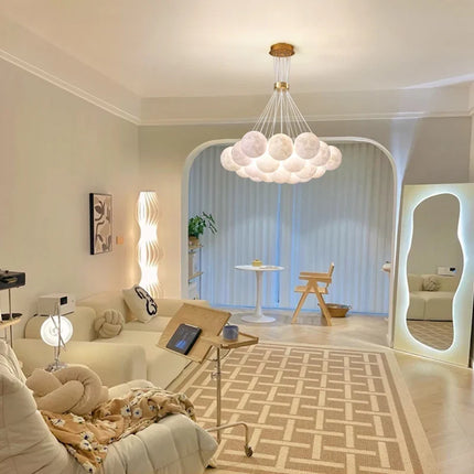 Lustre suspension LED avec motif imprimé en 3D Winfordo — LZ4X9T