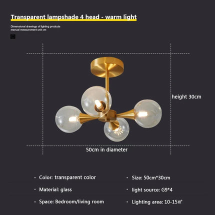 Lustre suspension en verre blanc pour éclairage intérieur — LZ4X9P