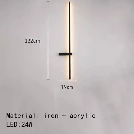 Applique murale LED au design artistique minimaliste — LZ4X9P2
