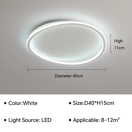 Plafonnier LED moderne pour salon, salle à manger et chambre — LZ4X9T2