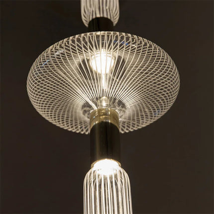 Suspension tubes en verre transparent réglable style nordique — LZ4P9XQ