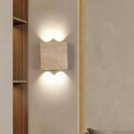 Applique murale LED en pierre naturelle 3000K pour ambiance chaleureuse — LZ4X9T2