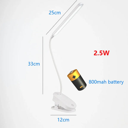 Lampe de bureau LED tactile pliable à col de cygne avec protection des yeux — LZ4X9J