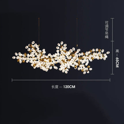 Lustre suspension doré design raisin pour intérieur élégant — LZ4X9QJ