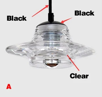 Suspension moderne en verre transparent pour intérieur — LZ4X9T