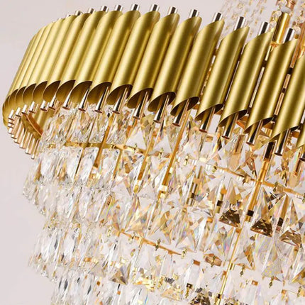 Lustre en cristal pour éclairage élégant et moderne — LZ7D9Q