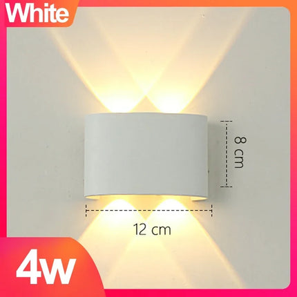 Applique murale LED étanche aluminium éclairage haut et bas extérieur — LZ4X9P2