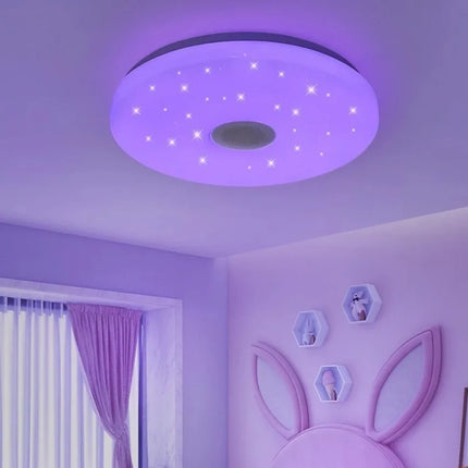 Plafonnier LED intelligent avec musique intégrée et télécommande — LZ4X9P
