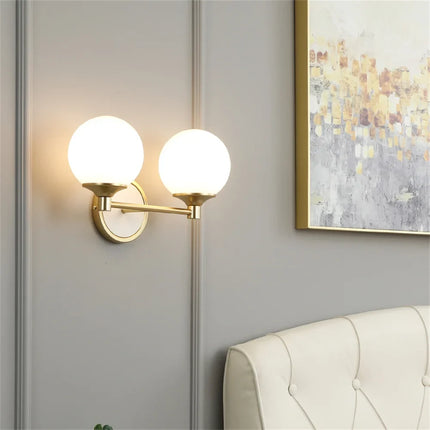 Applique murale LED double tête style nordique moderne — LZ4X9P2