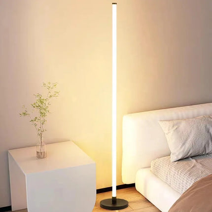 Lampadaire LED vertical moderne à bande lumineuse pour chambre et salon — LZ4X9P