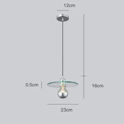 Suspension en verre au design moderne et minimaliste — LZ4X9P