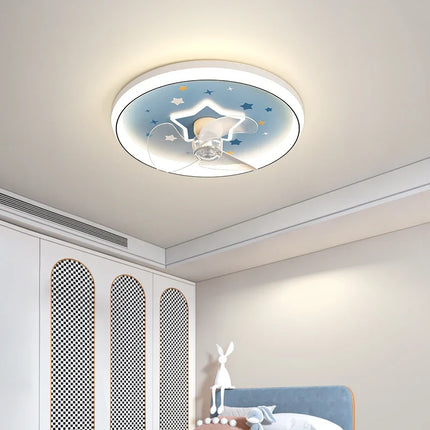 Plafonnier LED moderne avec ventilateur et luminaire décoratif d’intérieur — LZ4X9M