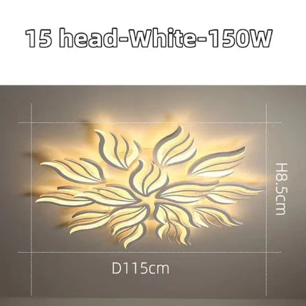Plafonnier LED moderne dimmable avec télécommande pour salon et chambre — LZ4P9X