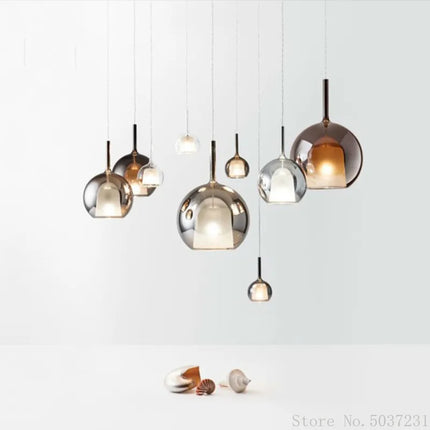 Suspension nordique en verre au design simple et moderne — LZ4X9P