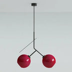 2 Lights Black Red / Neutral Light