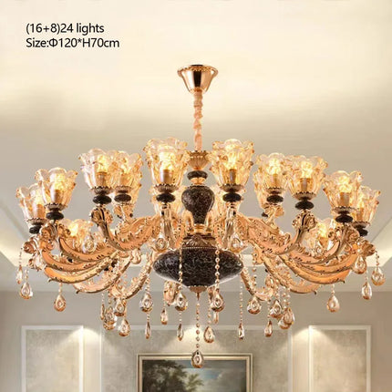 Lustre en cristal de luxe pour ambiance minimaliste — LZ4XQ9