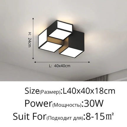 Lustre LED minimaliste pour éclairage intérieur de cuisine — LZ4X9QJ