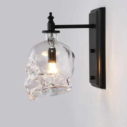 Applique murale LED industrielle tête de mort rétro — LZ4X9B