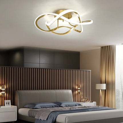 Plafonnier LED moderne en forme de cage à oiseaux pour intérieur — LZ4XJ9