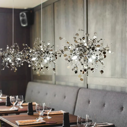 Suspension décorative en acier inoxydable au style nordique créatif — LZ4X9T1