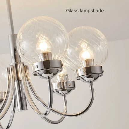 Lustre en verre d’art style médiéval pour intérieur moderne — LZ4X9P2