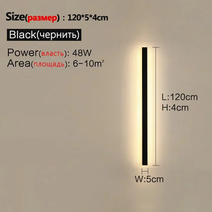Applique murale LED étanche pour éclairage décoratif extérieur — LZ4X9P2