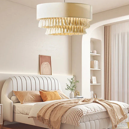Lustre suspension bohème style wabi sabi nordique fait main — LZ4X7Q
