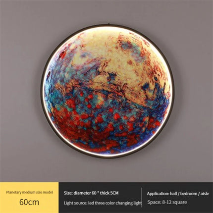 Applique murale LED en forme de lune pour décoration intérieure — LZ4X9T1