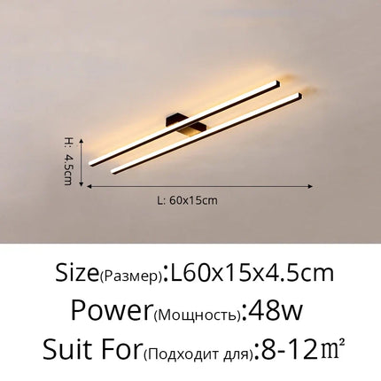 Lustre LED moderne avec télécommande et fonction gradation pour intérieur — LZ4X9P2