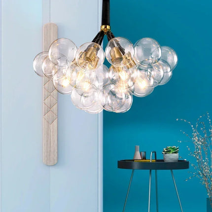 Lustre lumineux en verre pour décoration intérieure — LZ4X9P