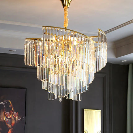 Lustre en cristal dimmable pour ambiance élégante — LZ4G7XQ