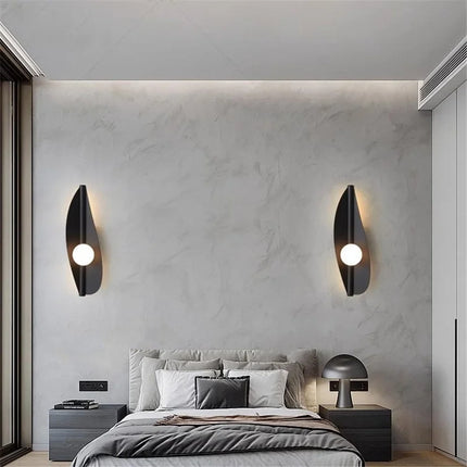 Applique murale LED design feuille en acrylique pour décoration intérieure — LZ4X9P